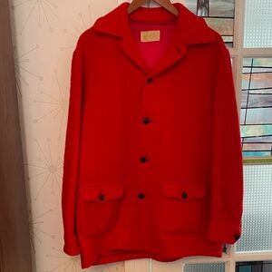 Red Wool Hudson’s Bay Jacket